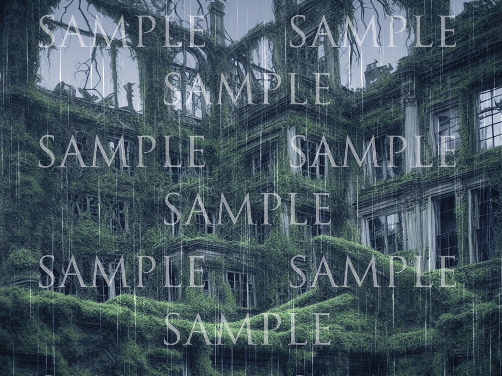 A研AI背景素材集v2 洋館(ホラー風) 500