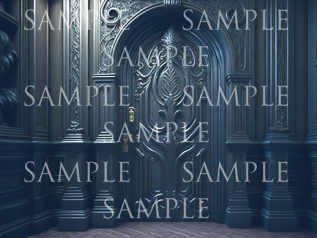 A研AI背景素材集v2 洋館(ホラー風) 500