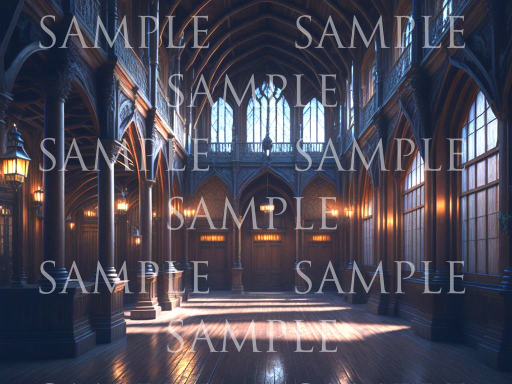 A研AI背景素材集v2 洋館(ホラー風) 500