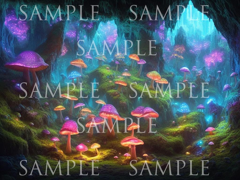 A研AI背景素材集ver1洞窟500