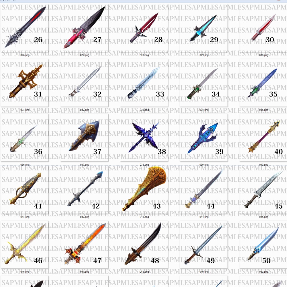 AIアイテム(武器no1~100