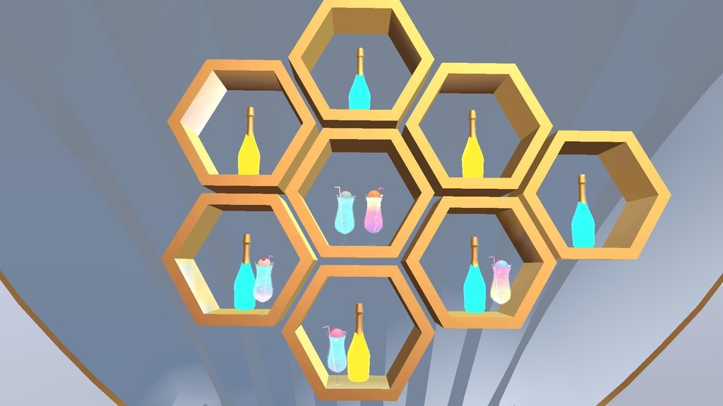 VRChat想定 トロピカルなクリームソーダアセット