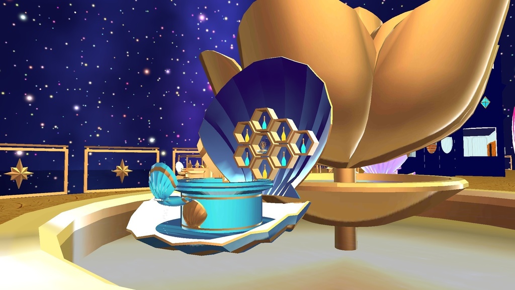 VRchat想定 ShellMiniBarCounter オマケミニ観覧車