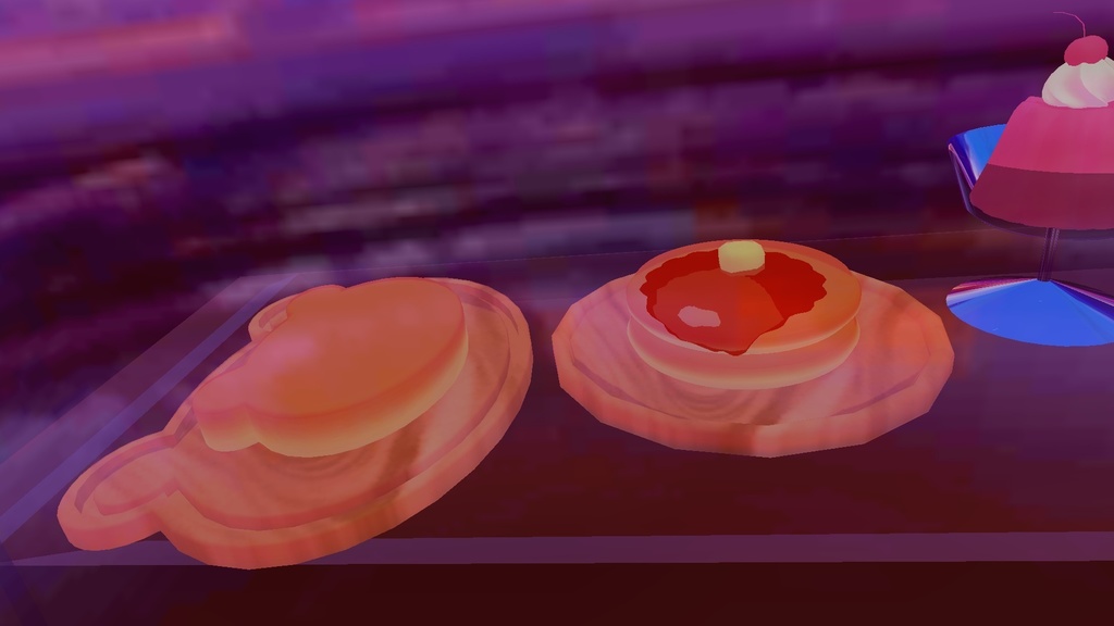 VRChat想定 レトロなカフェアセット