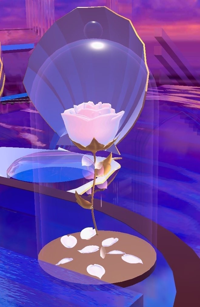 VRChat想定 部屋が華やかになるローズドームアセット