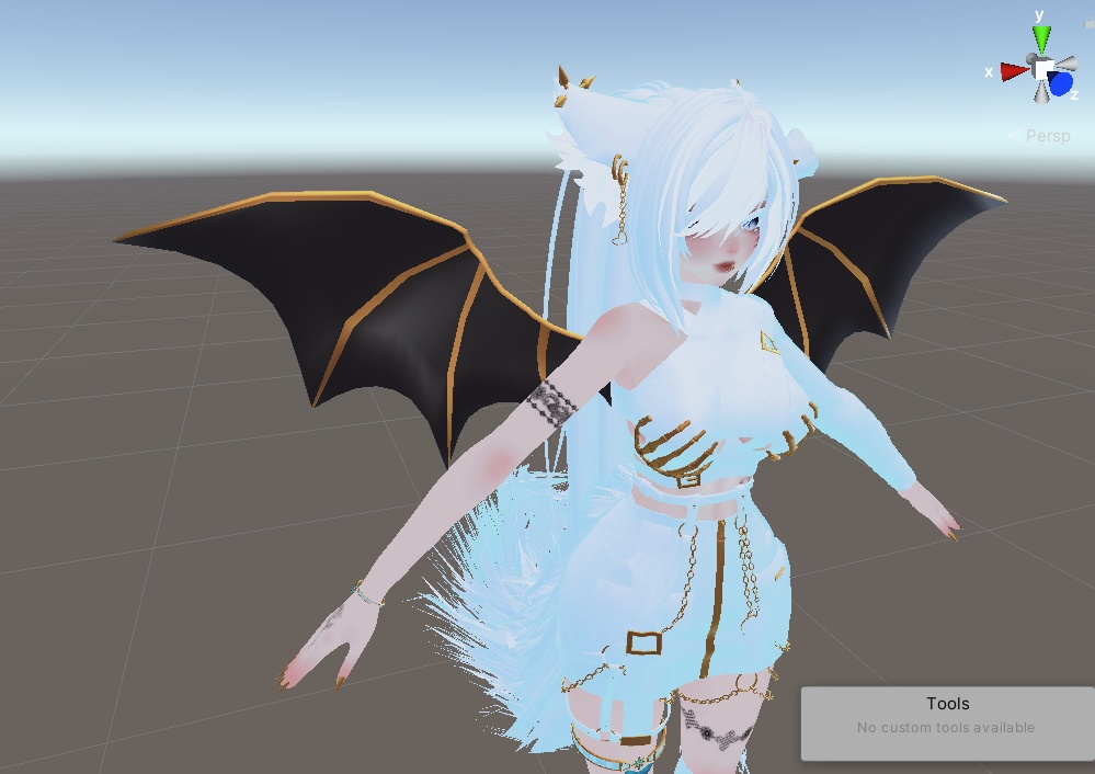 VRChat想定 アバター用 Devil`s wing 5種アセット
