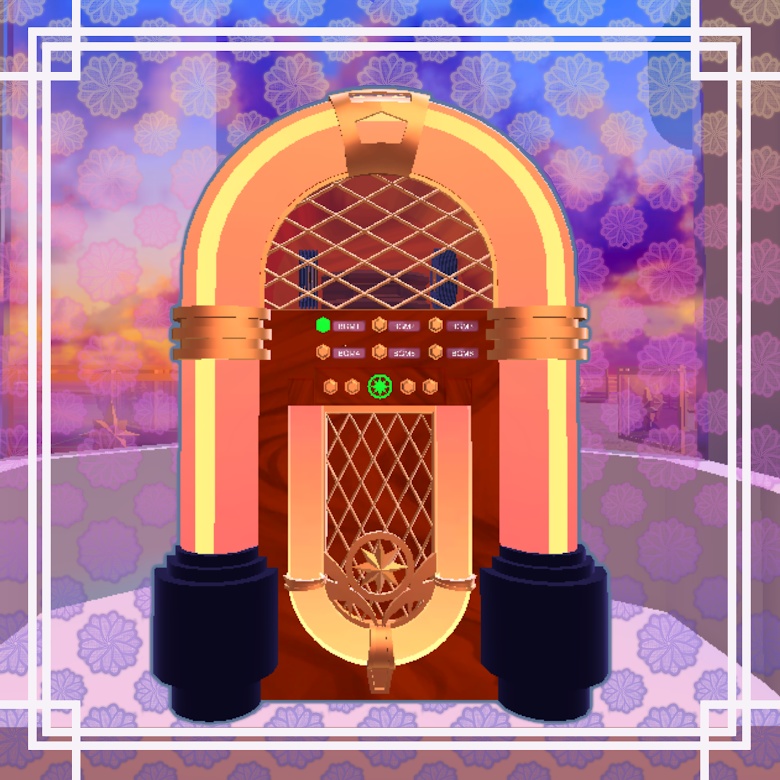 VRChat想定 レトロなjukeboxアセット