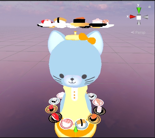 VRChat想定 寿司ヘイロー