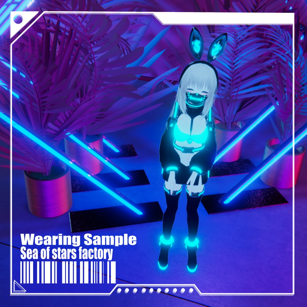 サイバーパンクバニー 3アバター対応