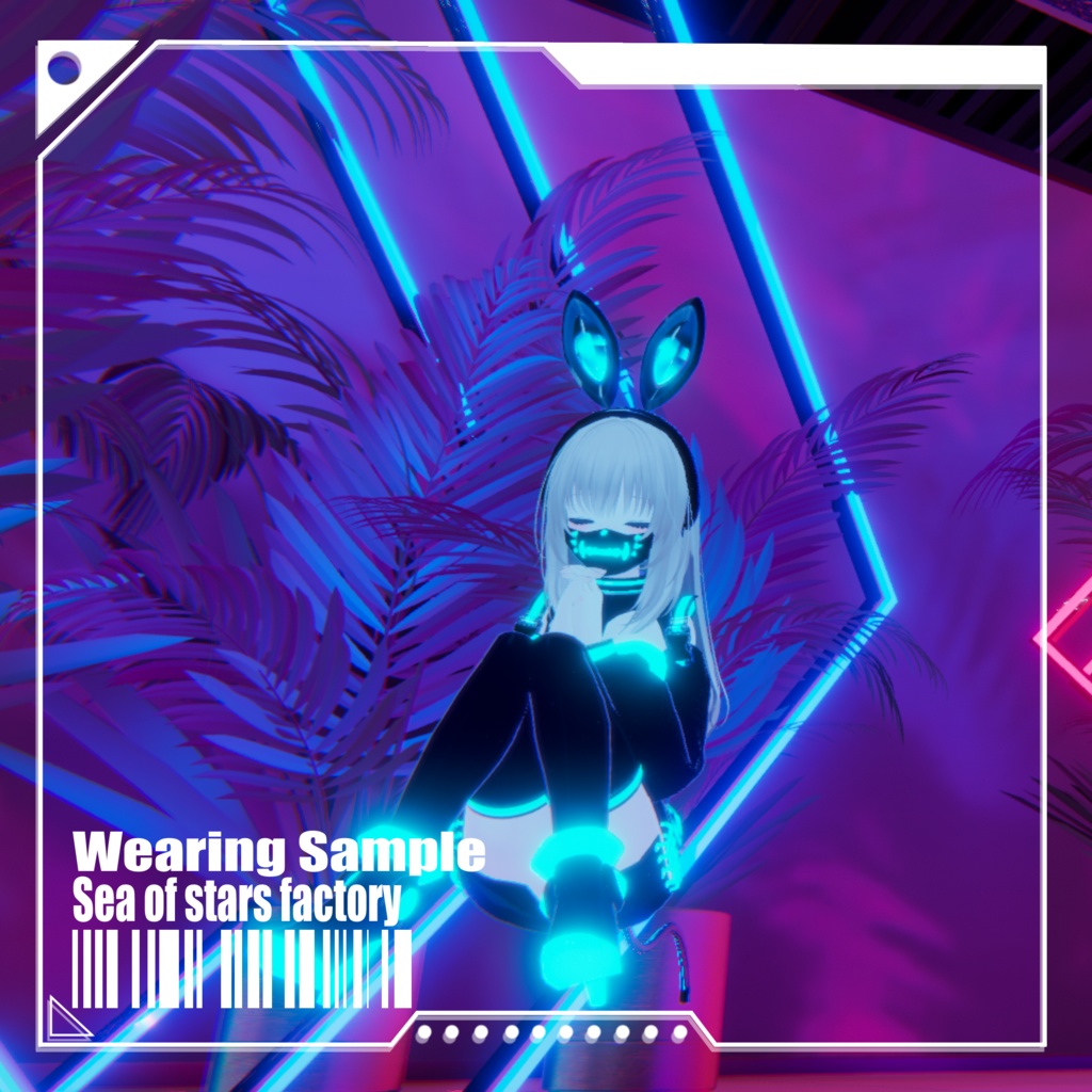 サイバーパンクバニー 3アバター対応