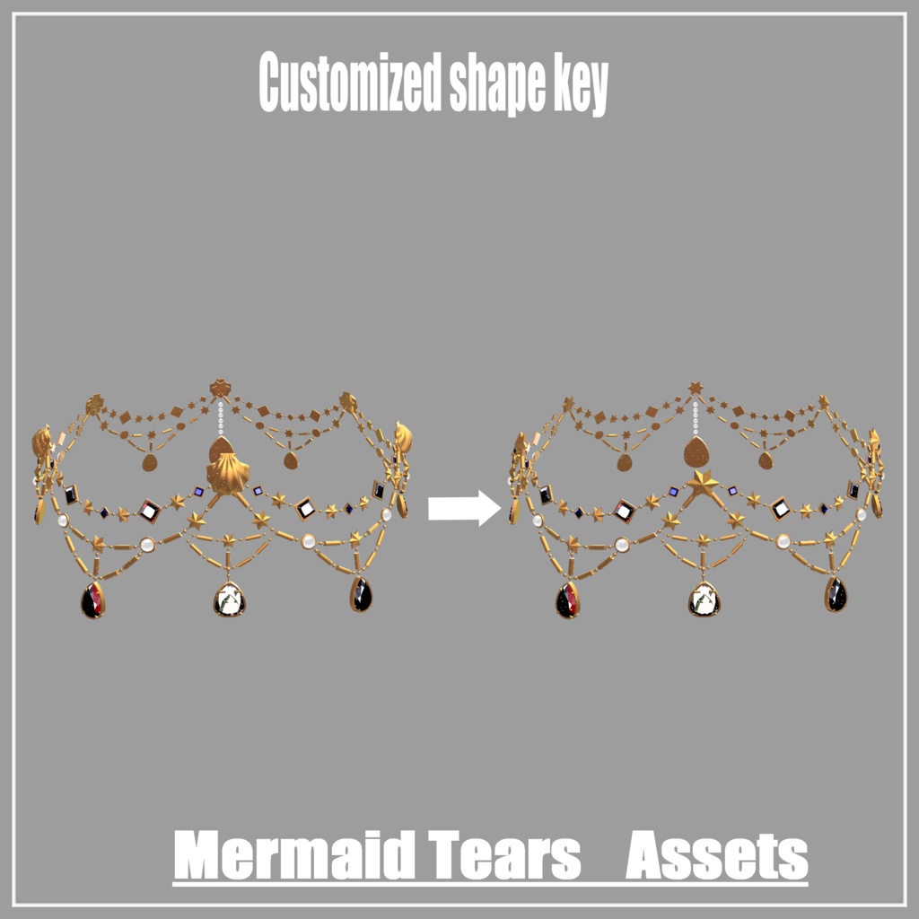 人外改変初心者向けアセット Mermaid tears VRChat想定