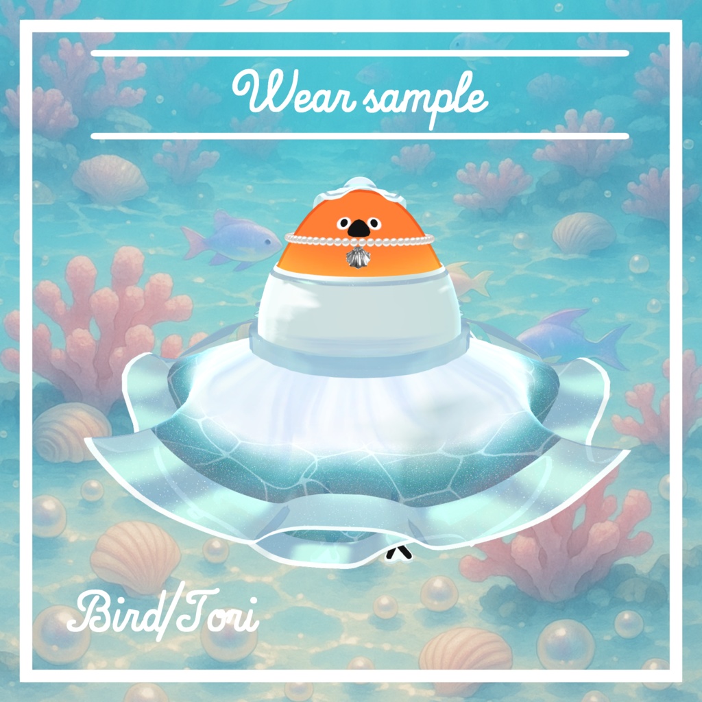 VRC想定 複数アバター対応スイムウェア ロゼ・リボンアセット