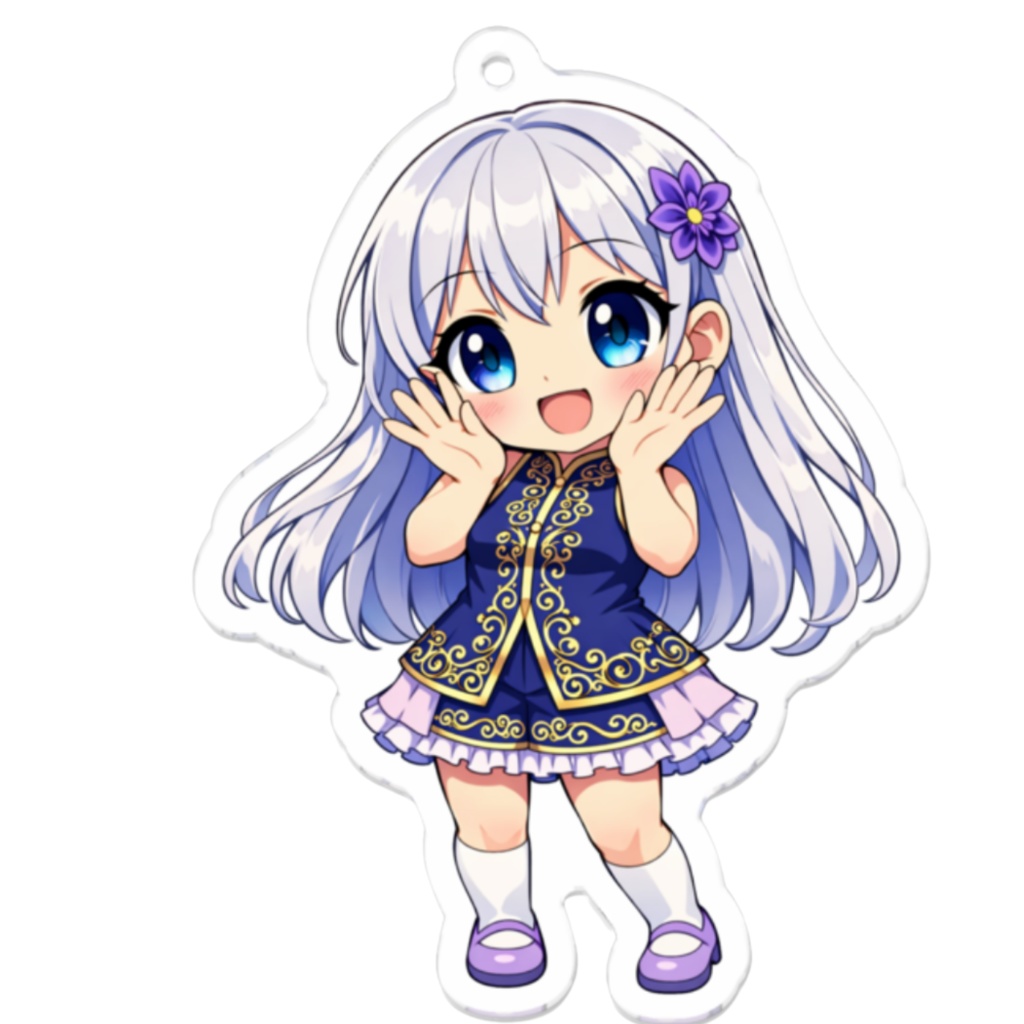 未来視のミラ - Striker Ver. IndonesiaVer Acrylic Keychain