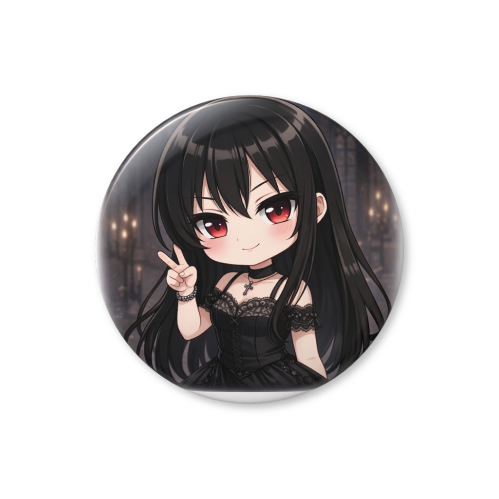 缶バッジ　ノワール