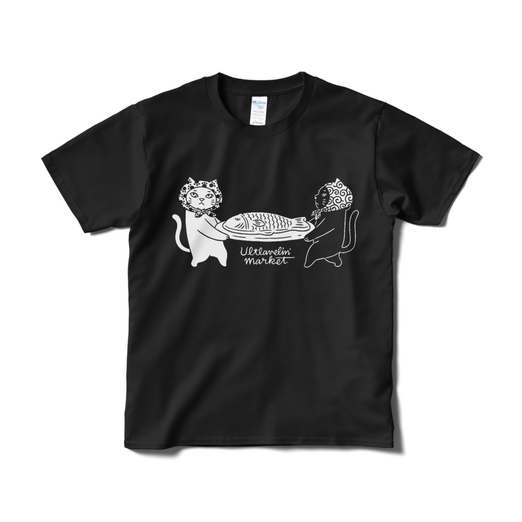 スズキのパイ包み焼き泥棒【Tシャツ（短納期）ブラック】