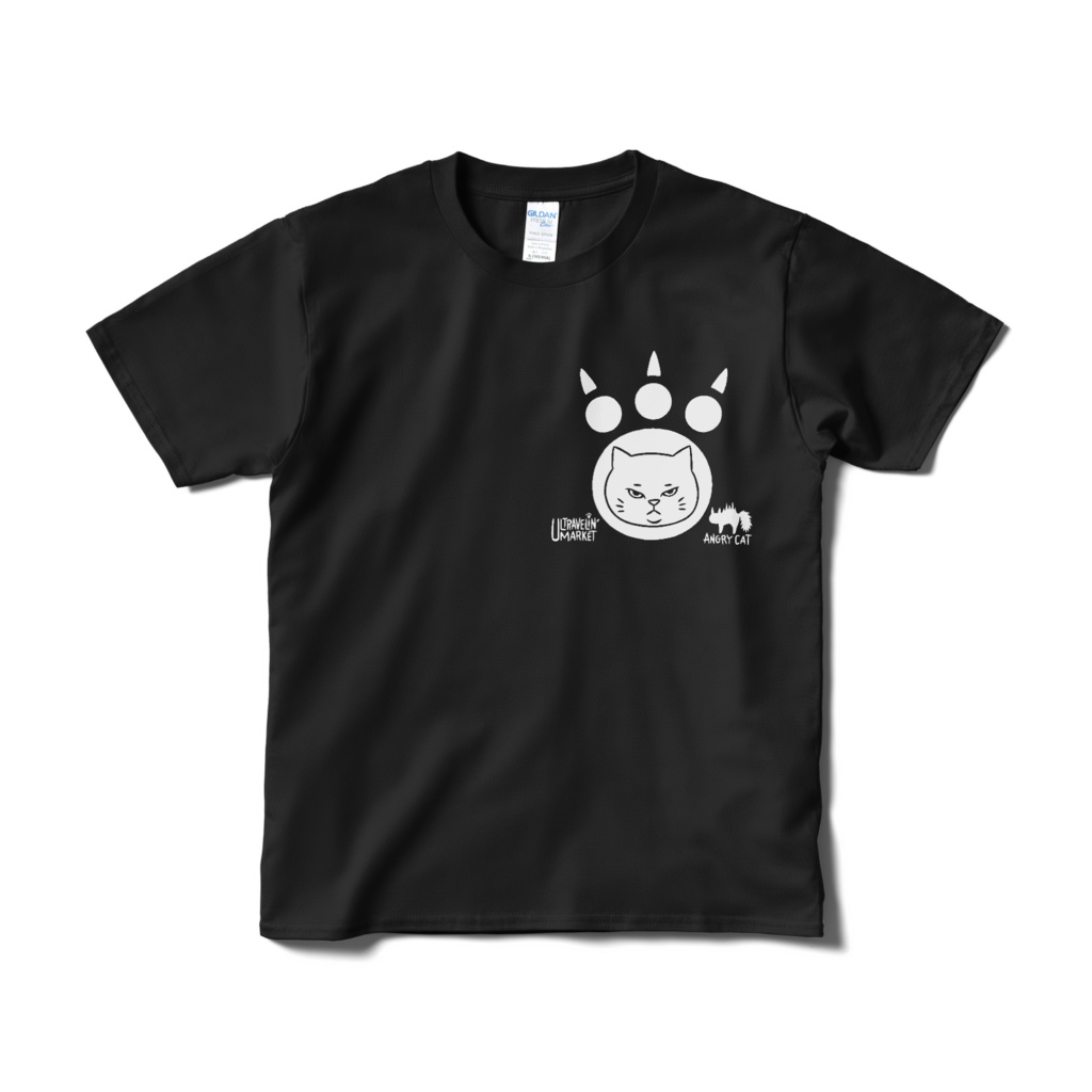 アングリー【Tシャツ(短納期)ブラック】