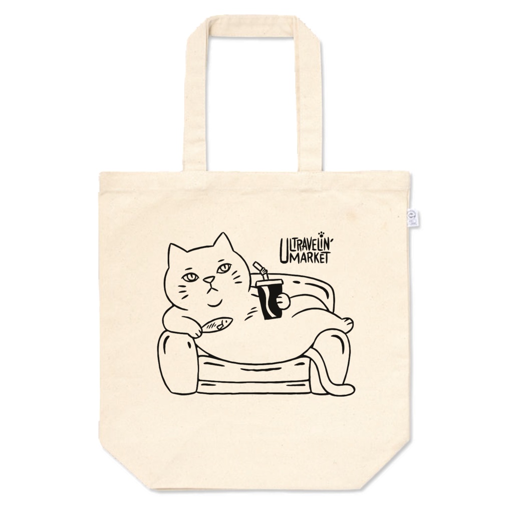 カウチキャット【トートバッグ M】