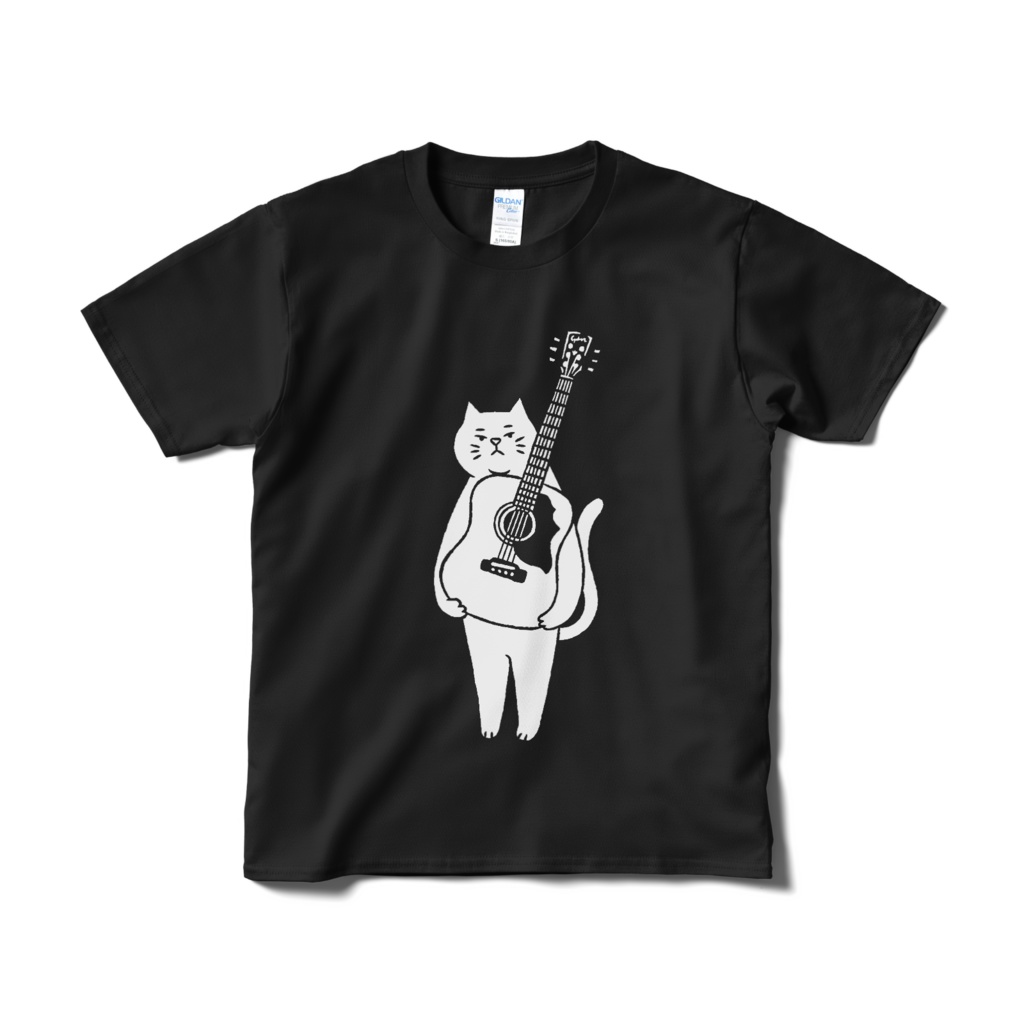 ギター【Tシャツ（短納期）ブラック】