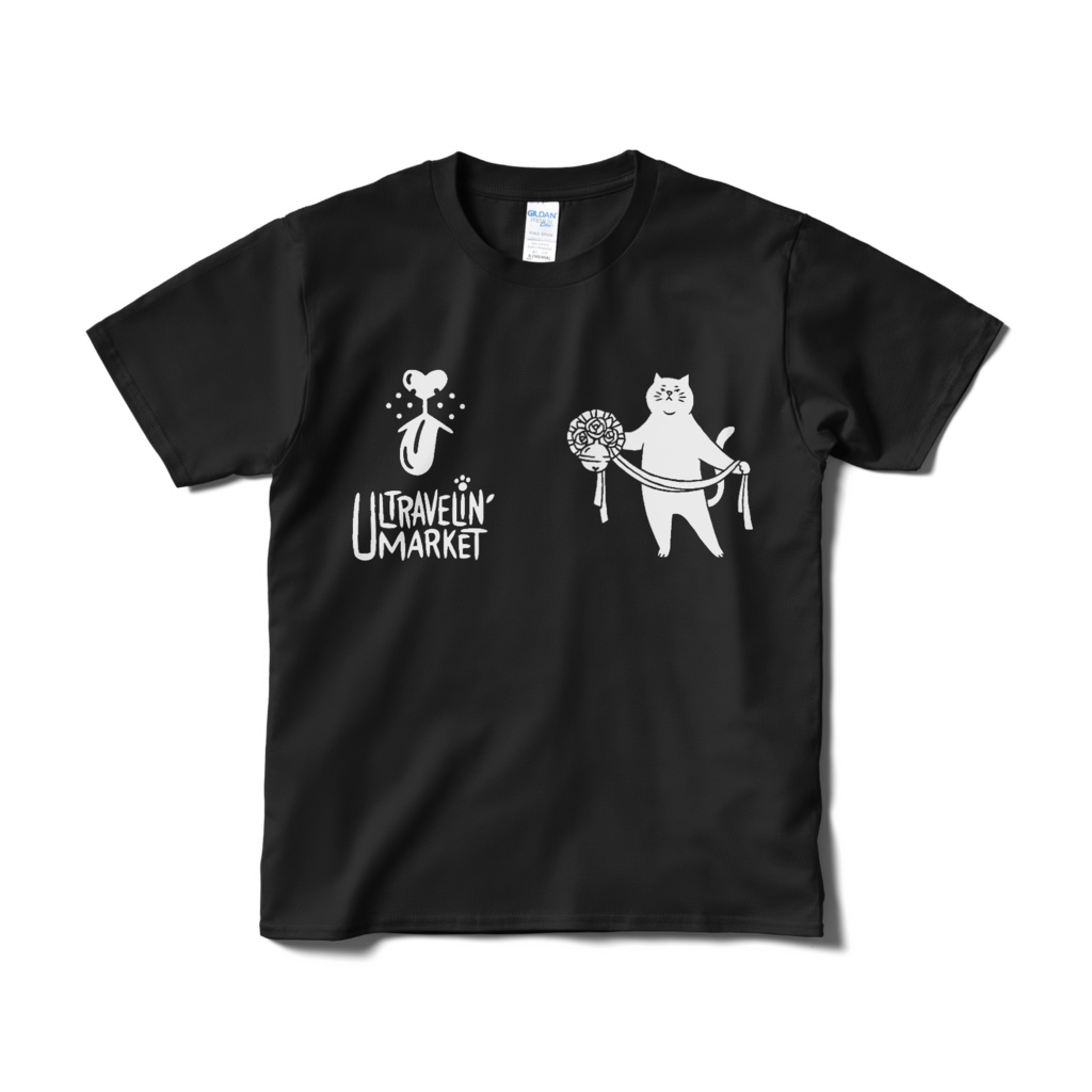 シャンシャン【Tシャツ(短納期)ブラック】