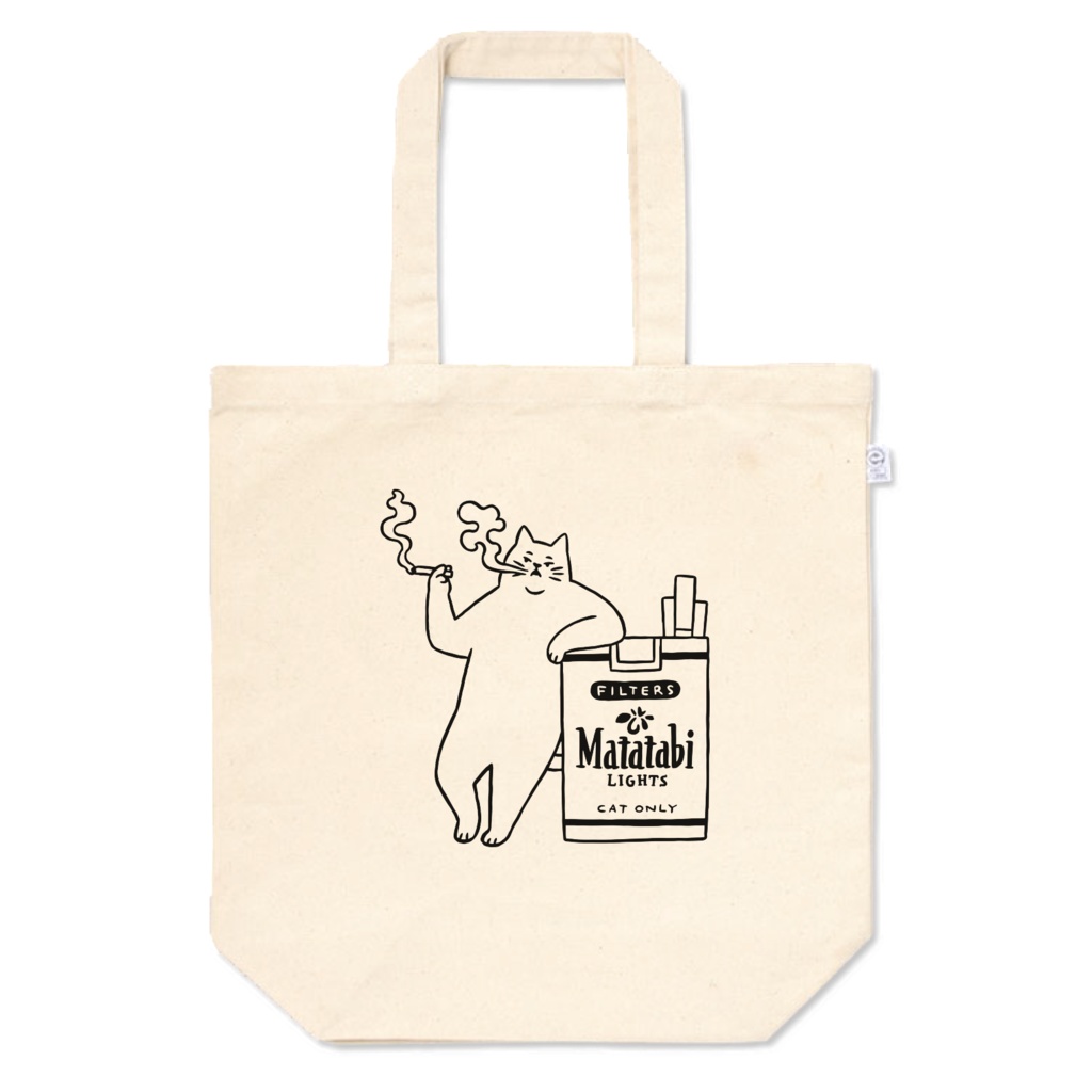 またたびタイム【トートバッグ M】