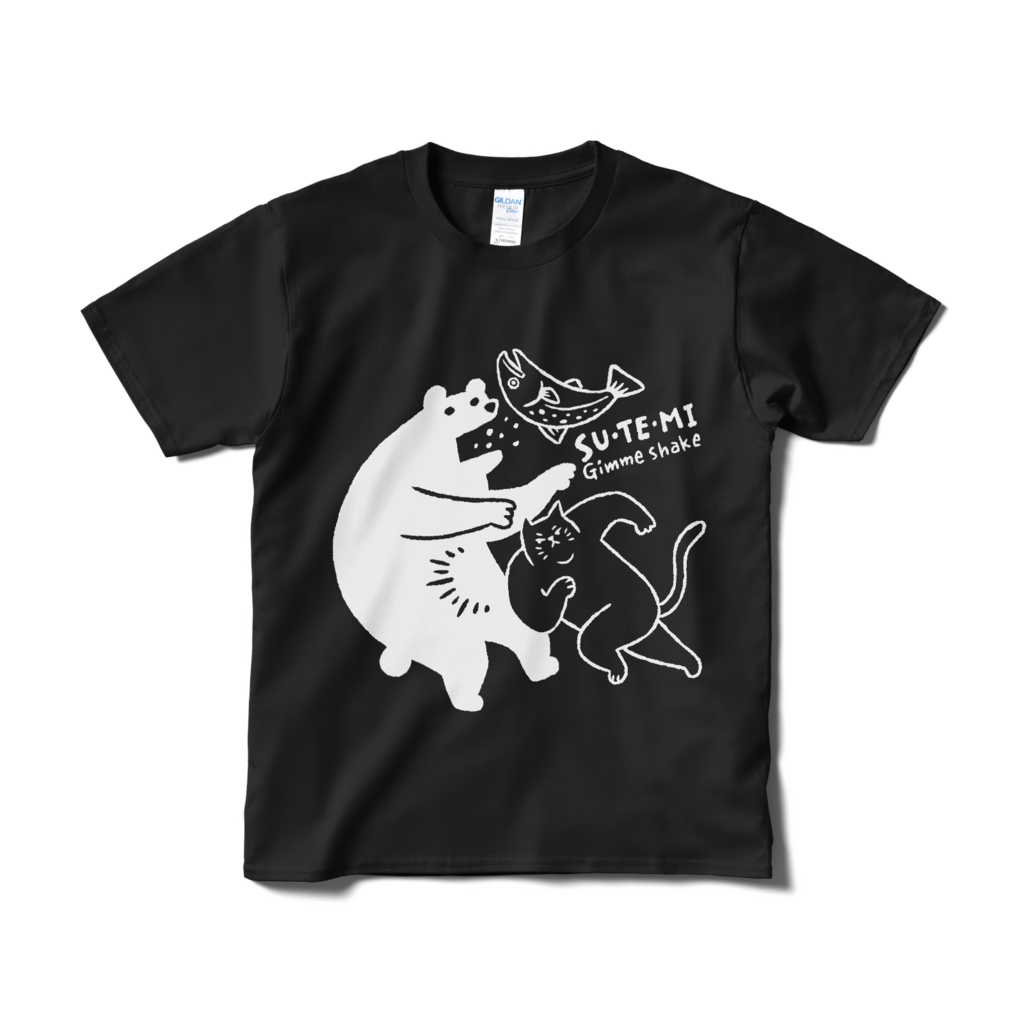 ギミシャケ【Tシャツ（短納期）ブラック】