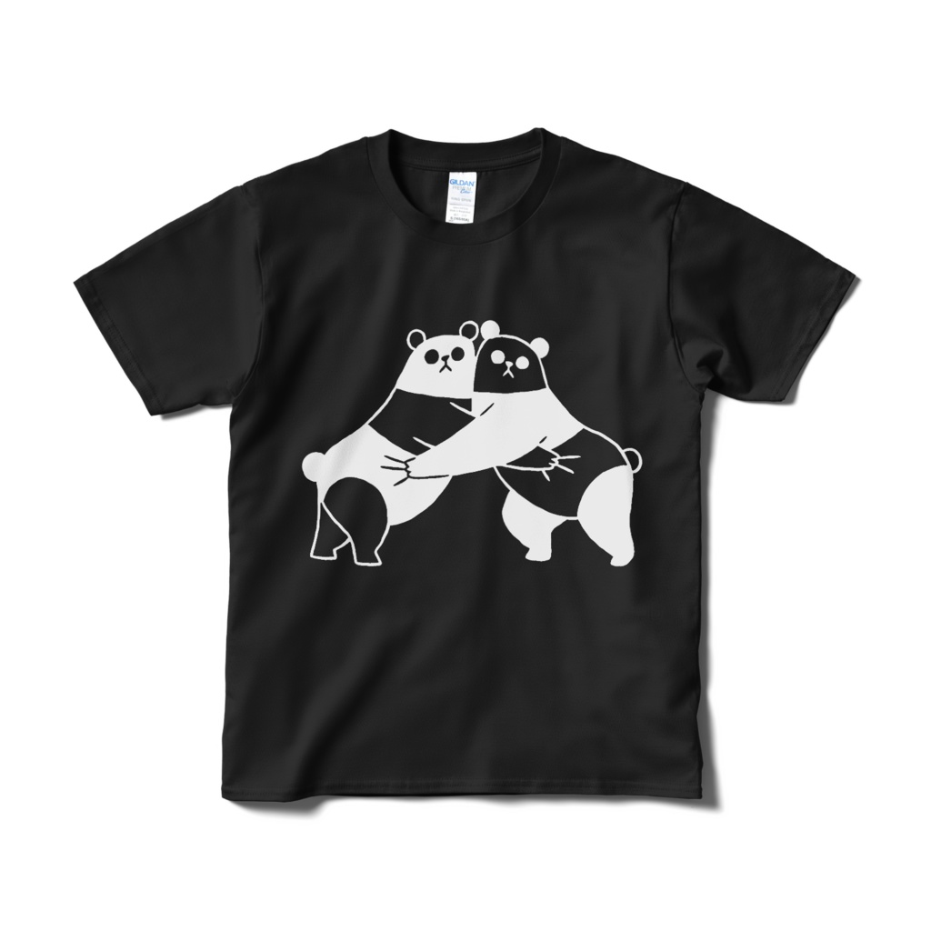 がっぷりよつ【Tシャツ(短納期)ブラック】