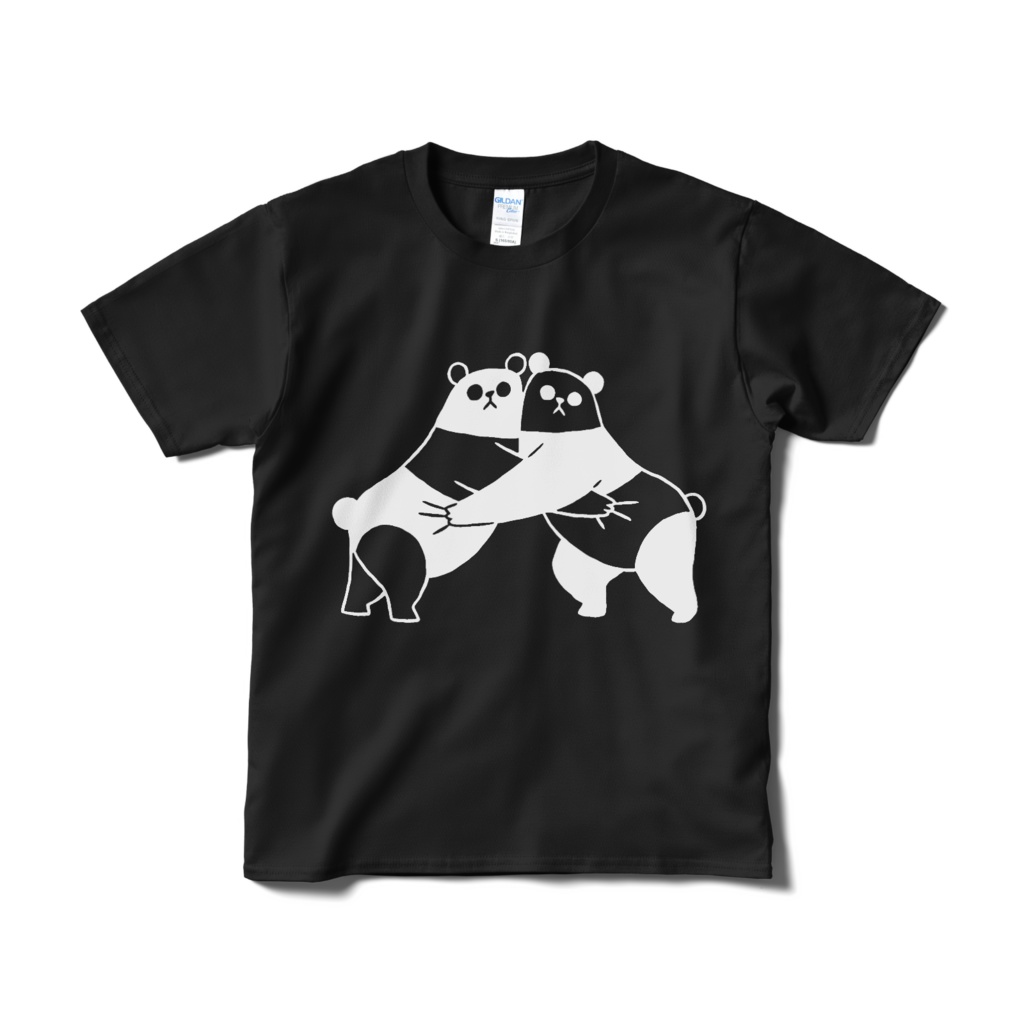 がっぷりよつ【Tシャツ（短納期）ブラック】