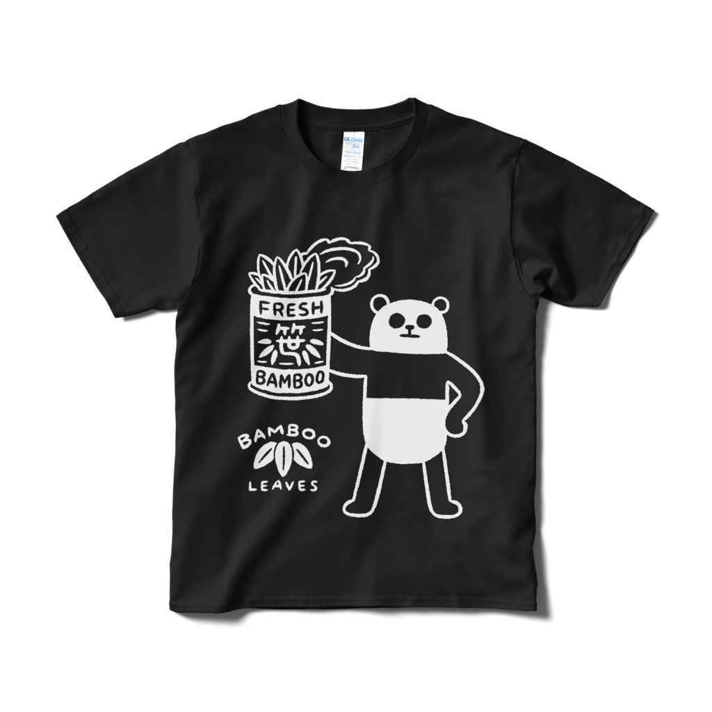 笹缶【Tシャツ（短納期）ブラック】