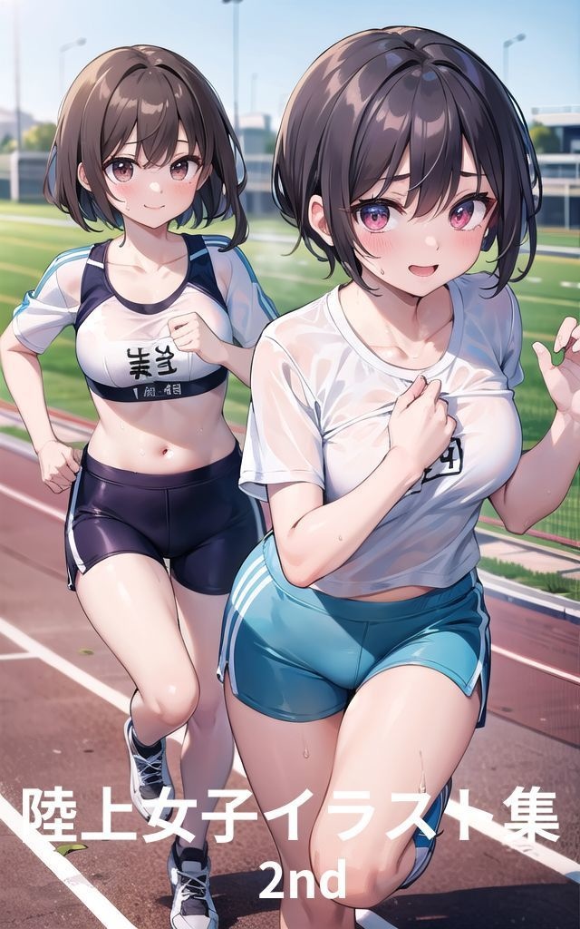 陸上女子イラスト集2nd