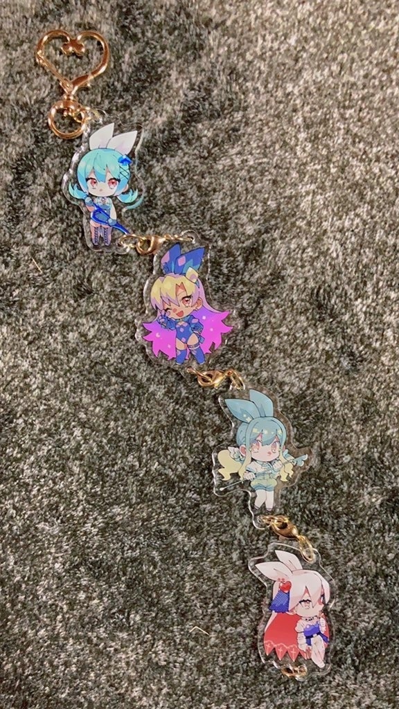 創作バニー連結アクキーB