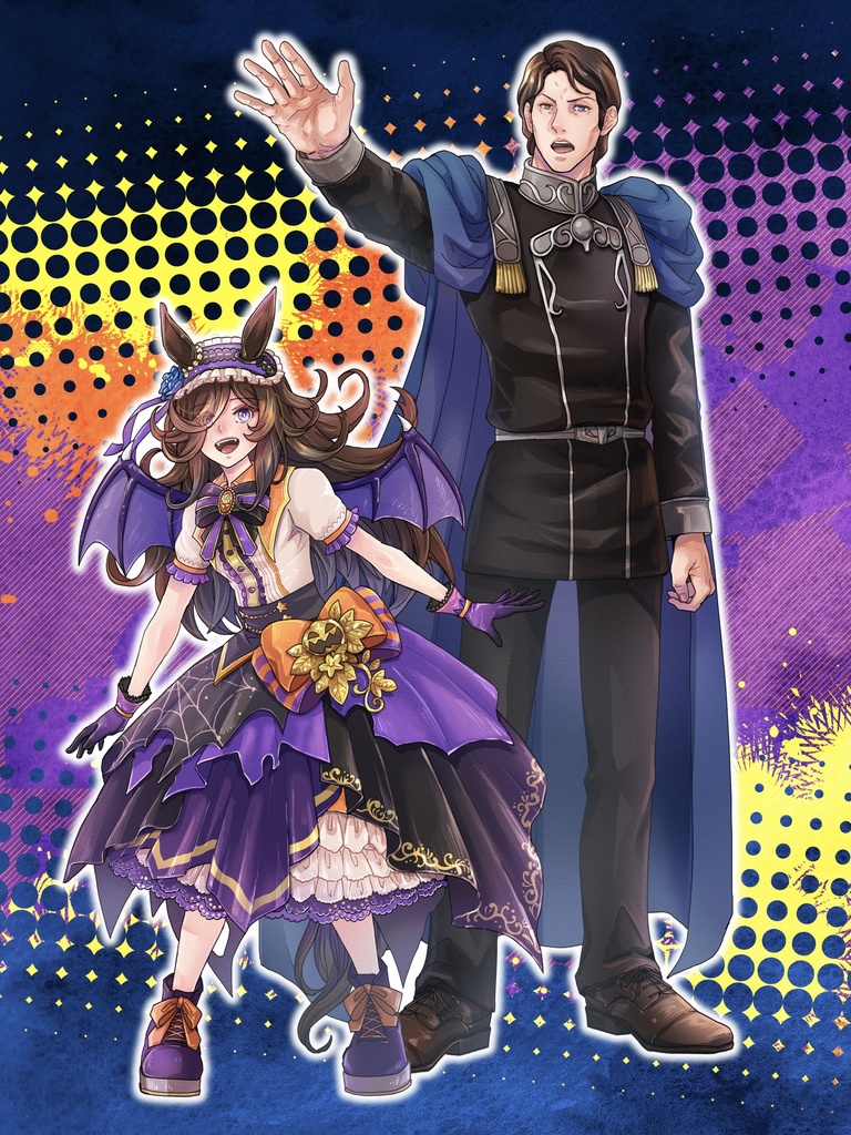 ライス&おじさまアクリルジオラマ