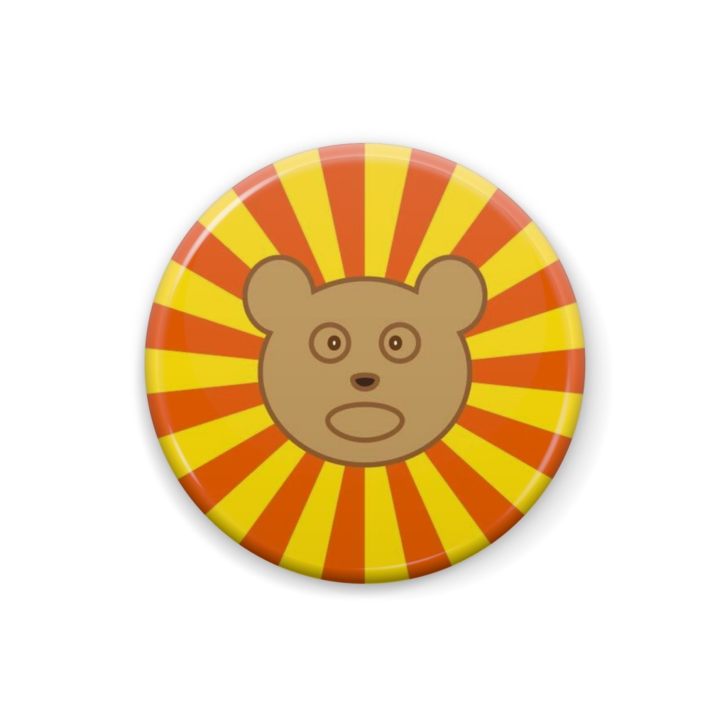 くまちゃん缶バッジ