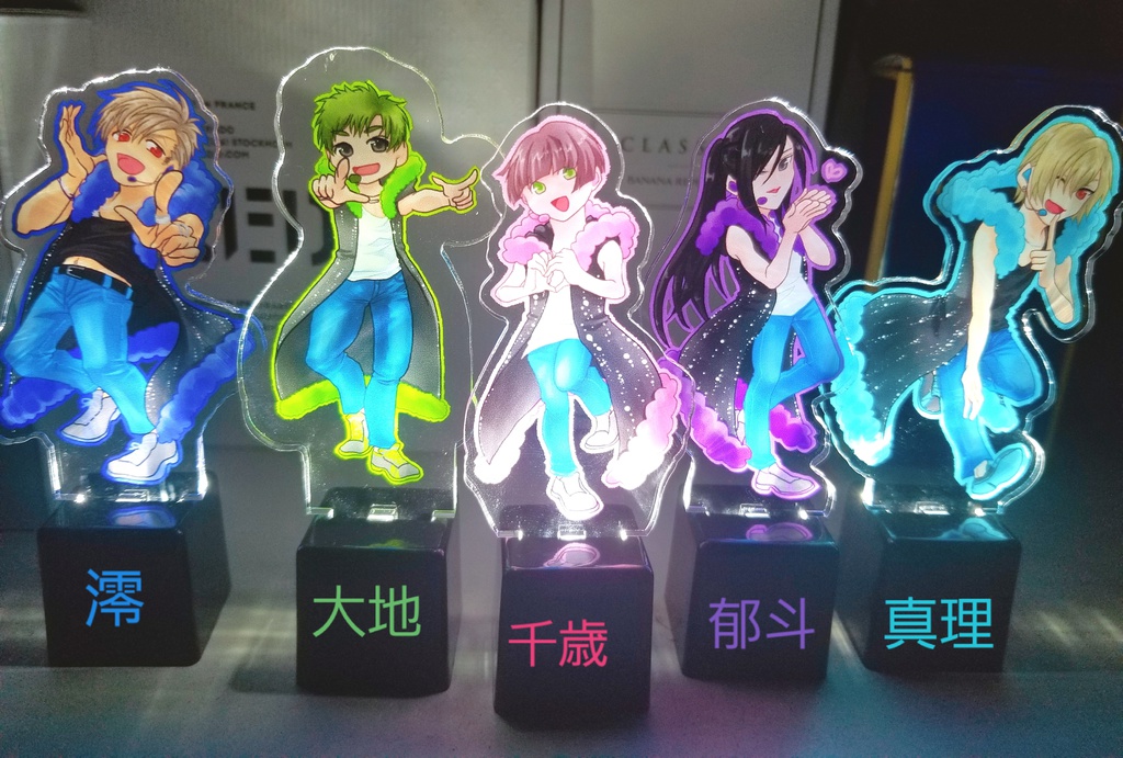 光る☆バースデーアクリルフィギュア