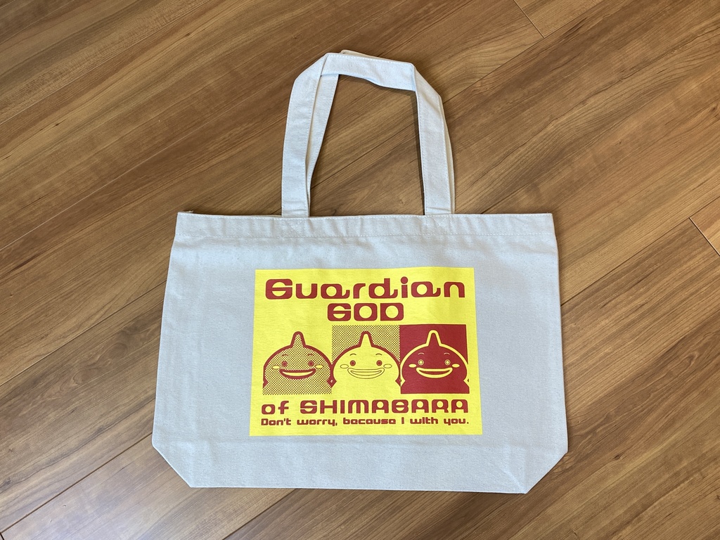【島原守護神しまばらん】トートバッグ〈L〉【ナチュラルorブラック】