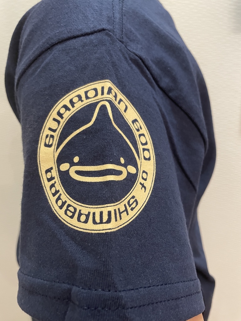 【島原守護神しまばらん】6oz Tシャツ ネイビーxアイボリー【両袖印刷】