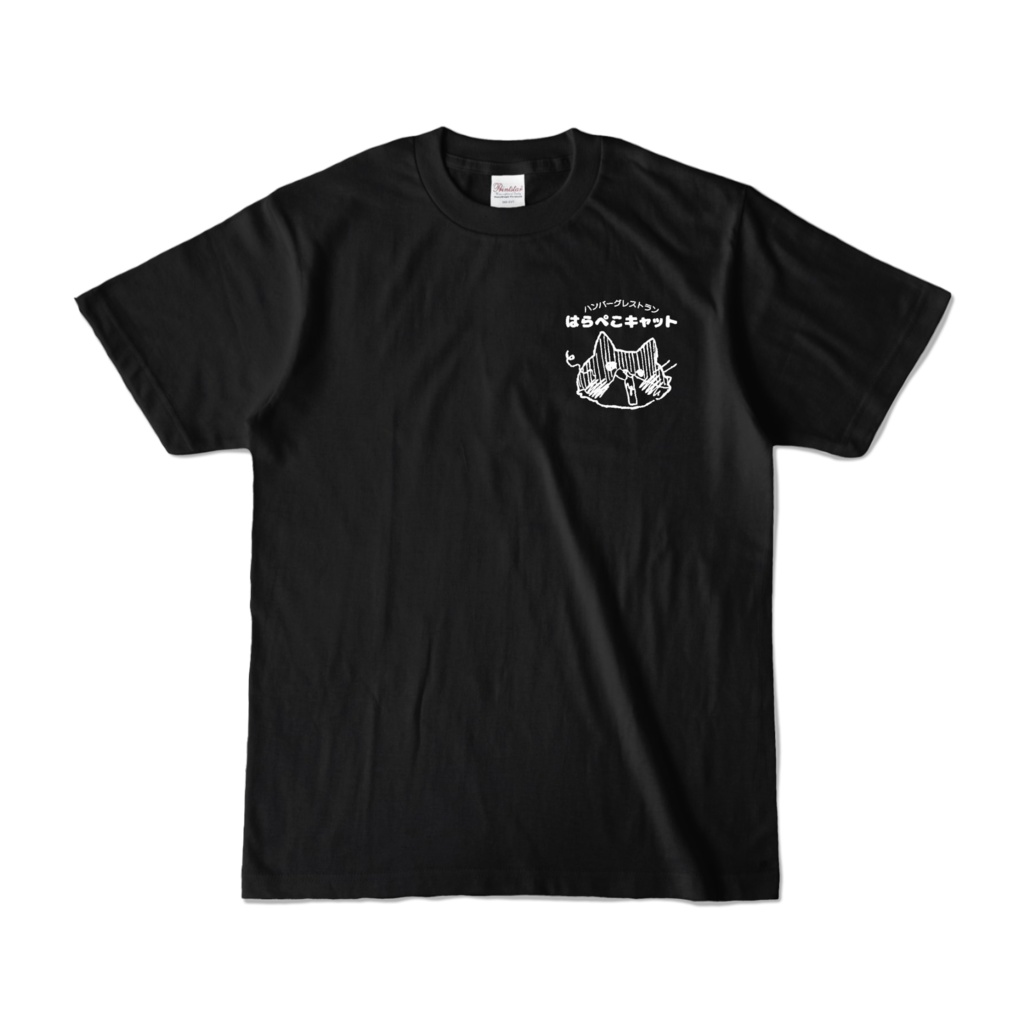 両面プリントTシャツB(黒,その他カラー)