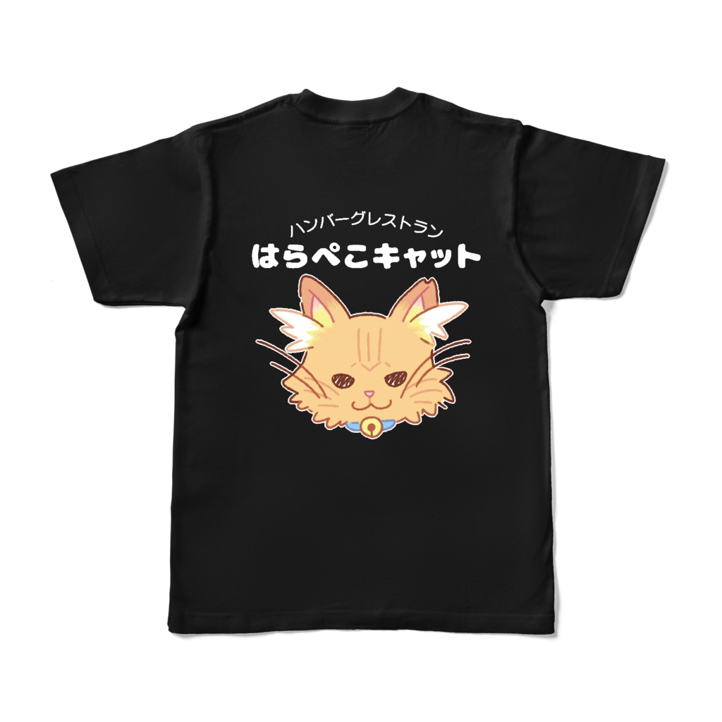 両面プリントTシャツB(黒,その他カラー)