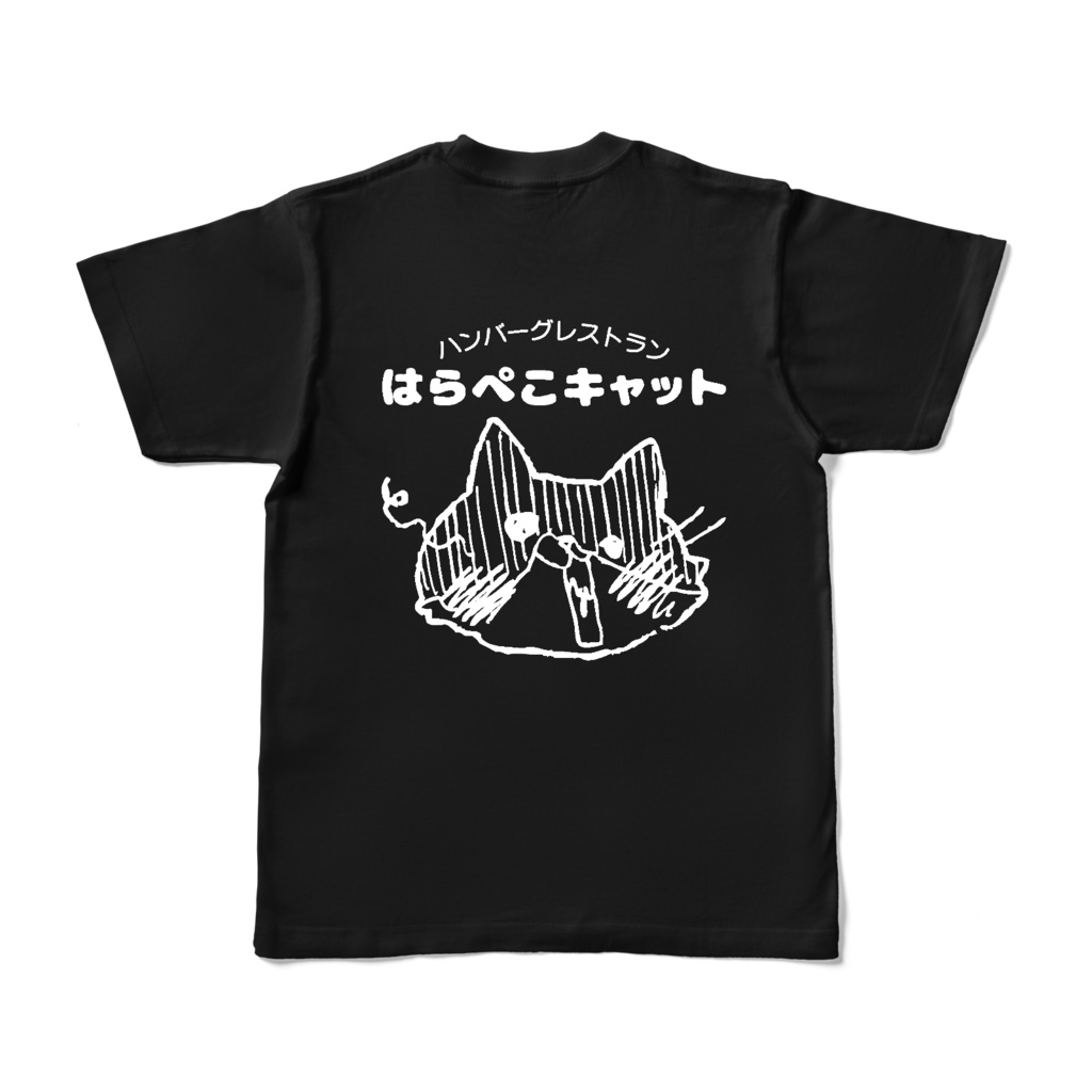両面プリントTシャツA(黒,その他カラー)