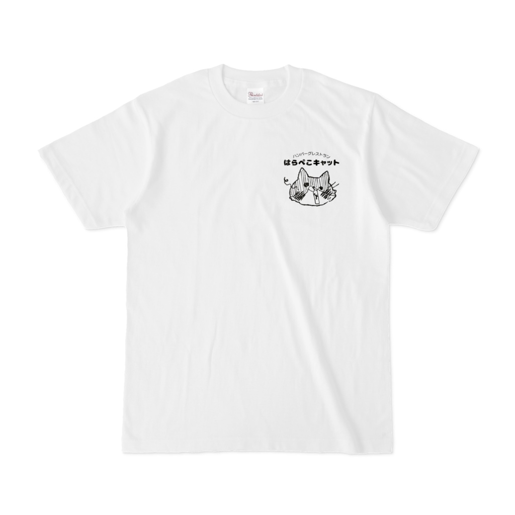 両面プリントTシャツB(白)