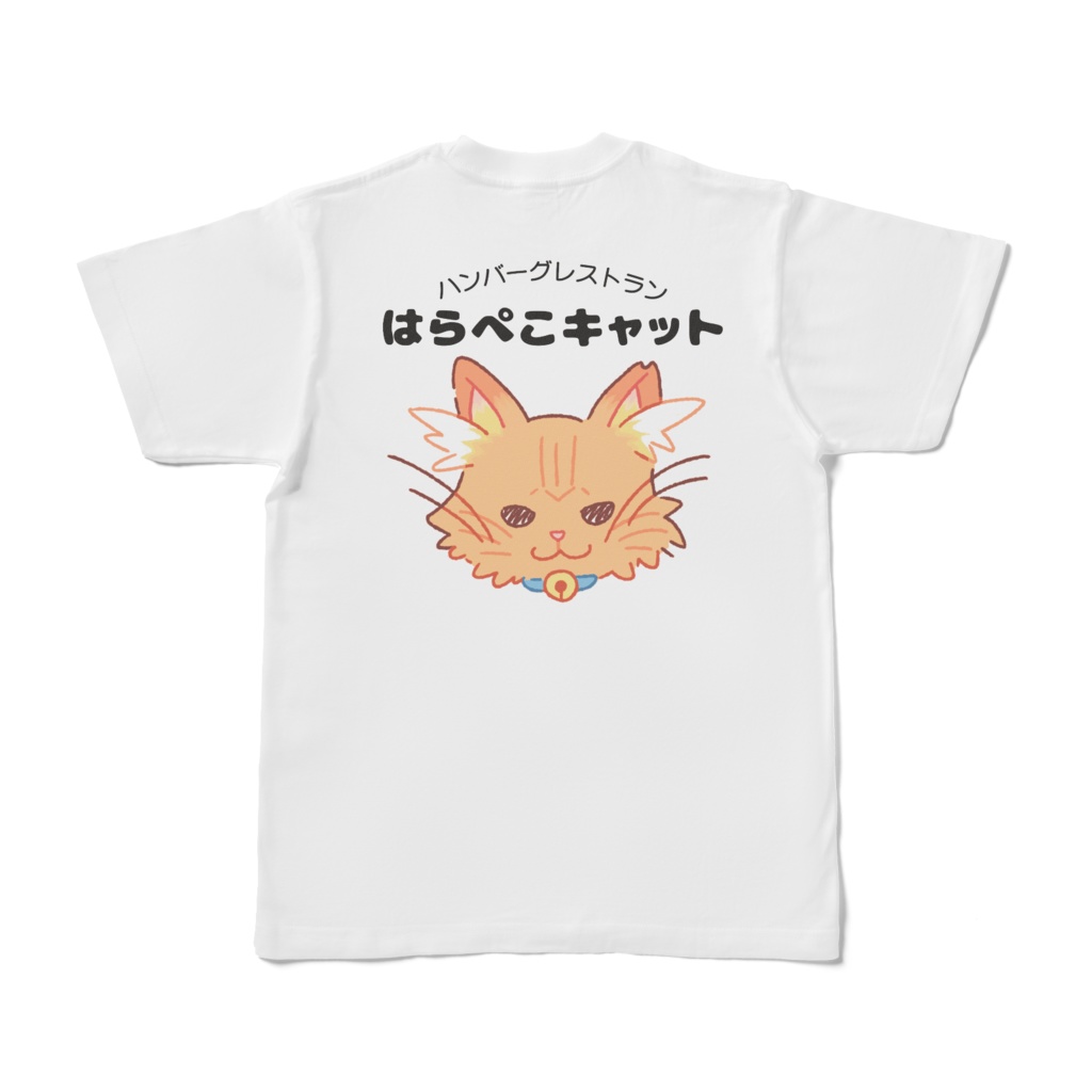 両面プリントTシャツB(白)