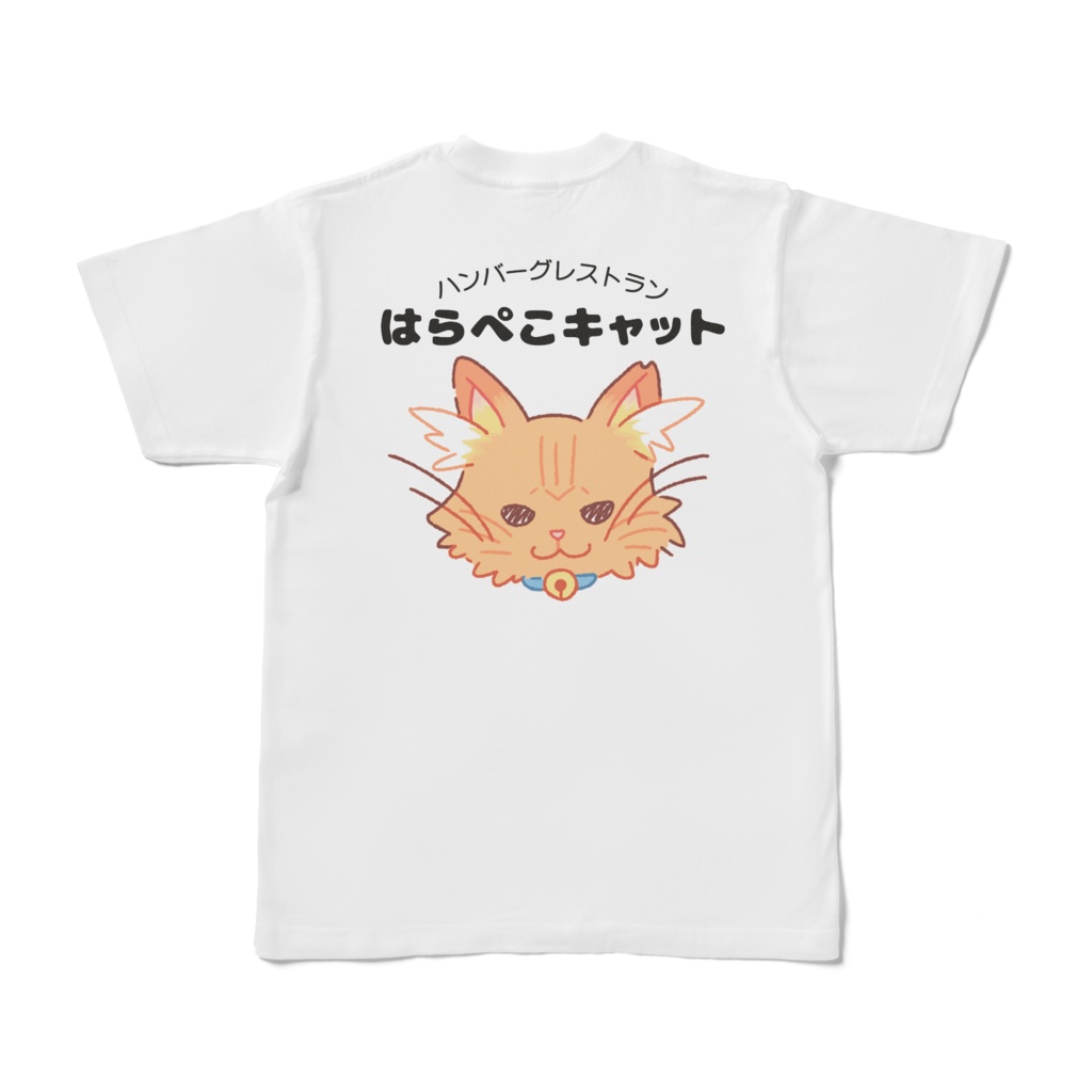 両面プリントTシャツきんぴら(白)
