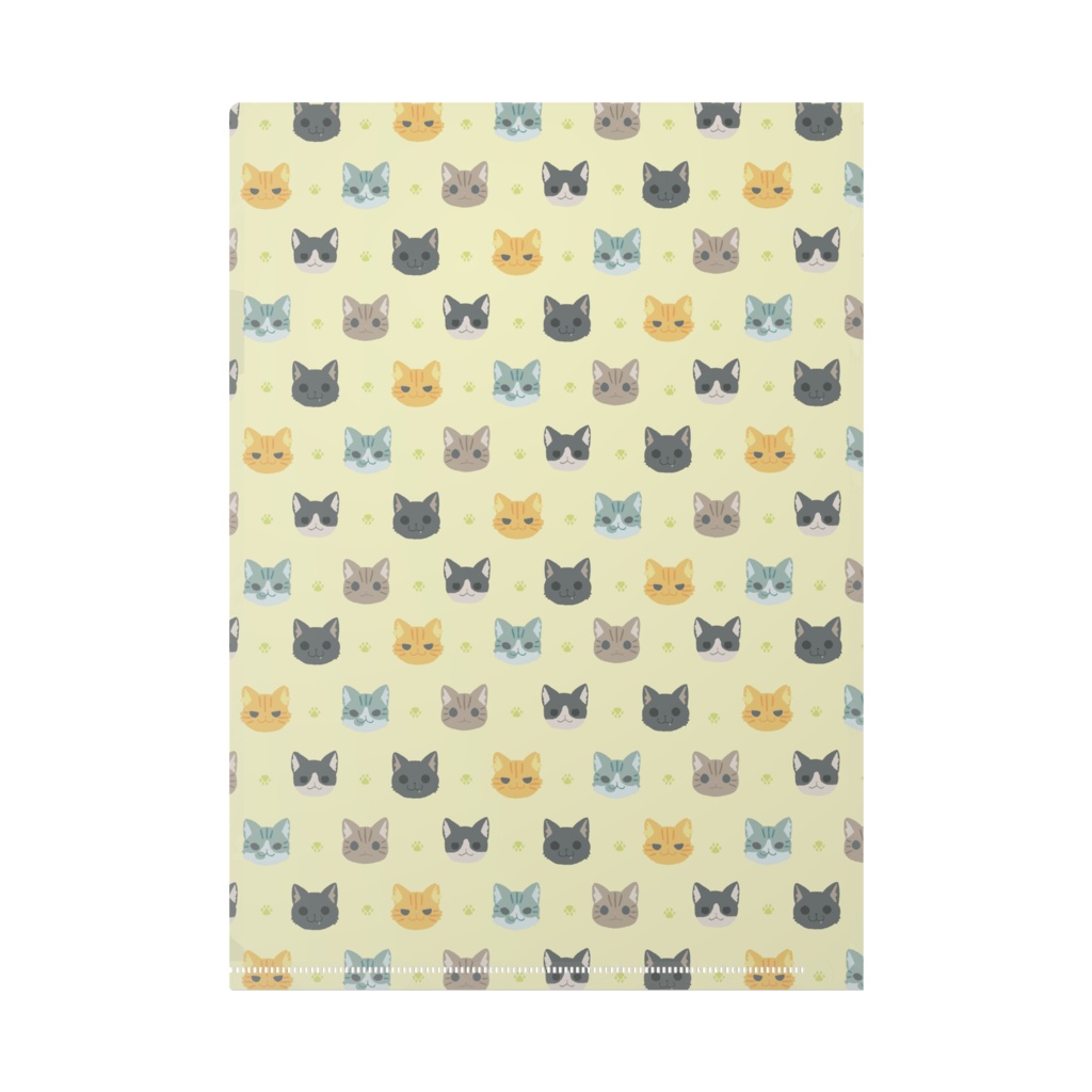 クリアファイル(ねこねこ)