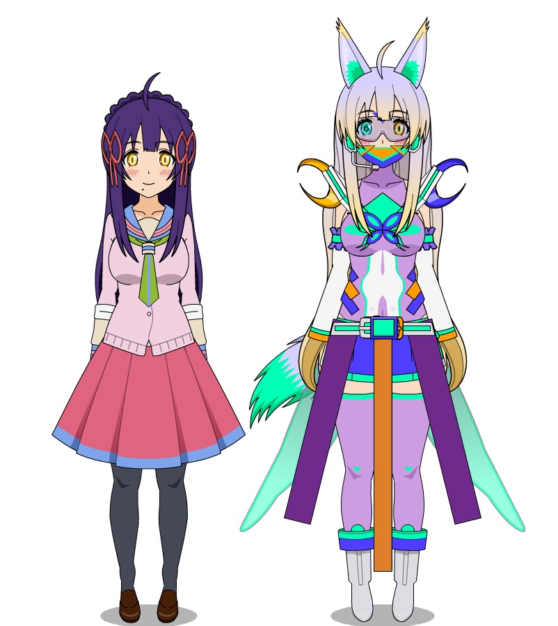 みんなの着せ替え！エクスポートデータ月夜美顧／フェアリフォックス