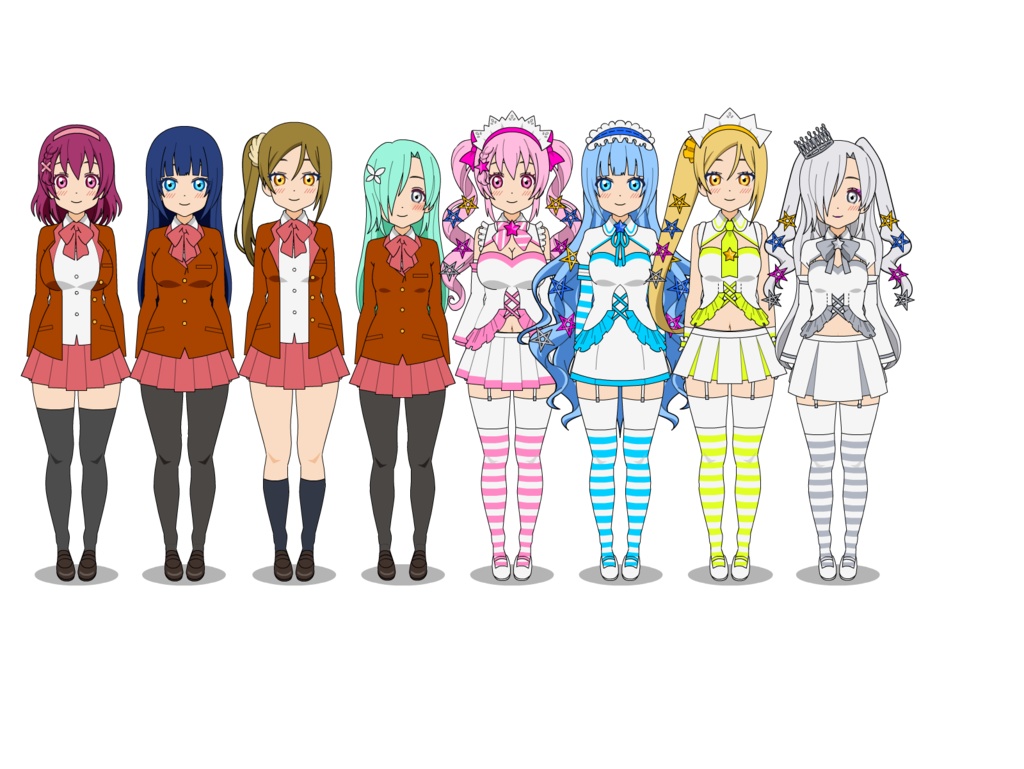 みんなの着せ替え！エクスポートデータミルキーガールズ