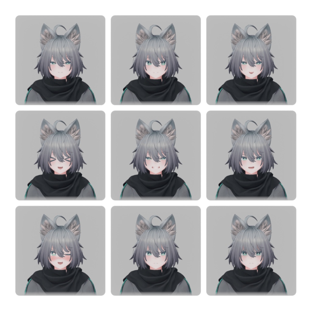 【無料】トネール君用表情セット