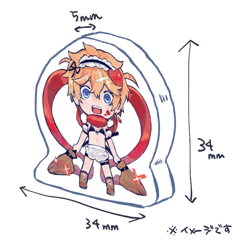 【2024/02/26 キャラ追加】めいどミニアクリルスタン/ド