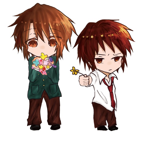 アクリルスタンド　古泉一樹＆キョン　（100サイズ）