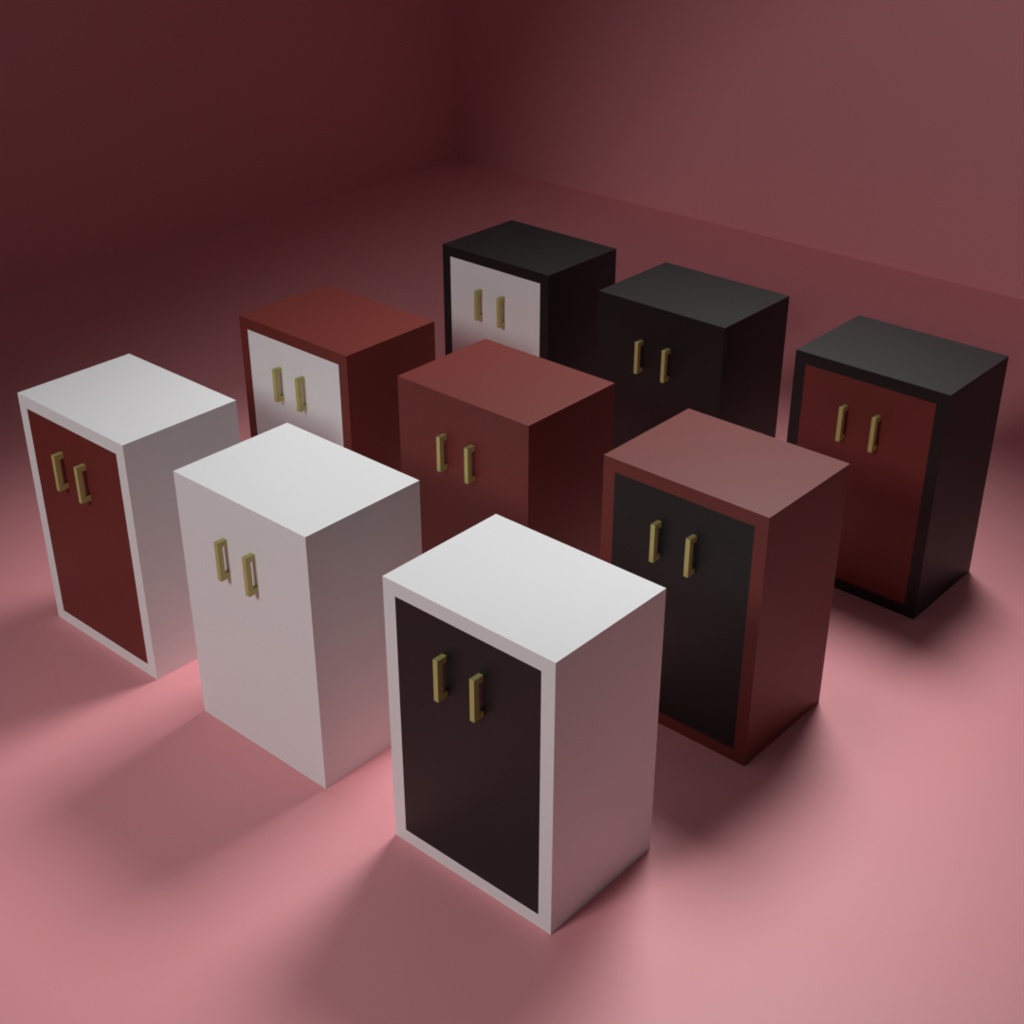 【シンプル】キャビネット&チェストセット+薬棚【可愛い】