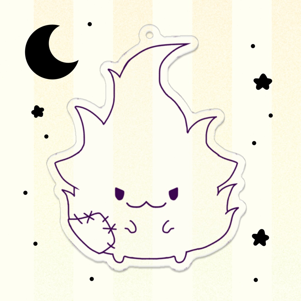 透明！生け贄アクキー👻