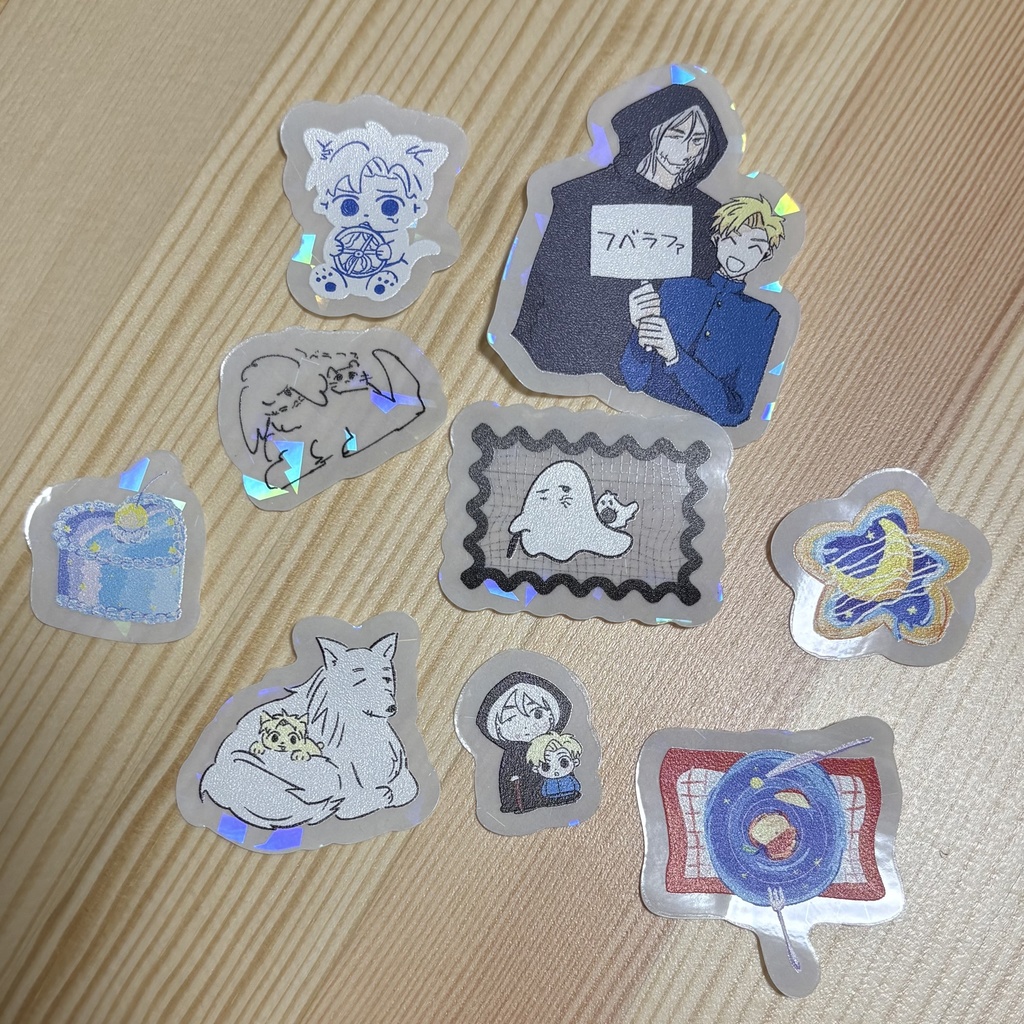 ﾌﾍﾞﾗﾌｧフレークシール